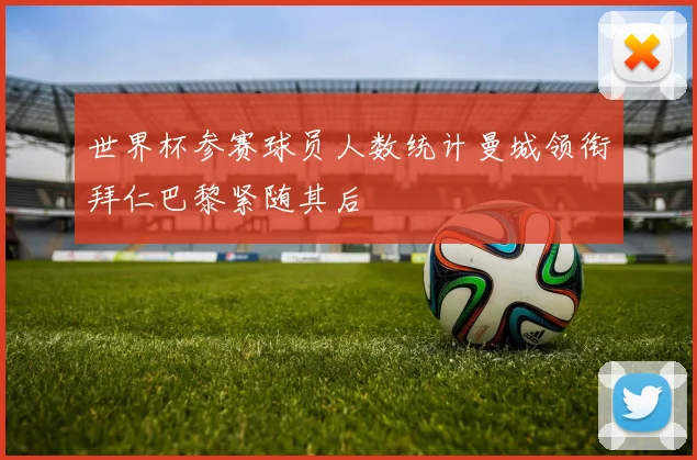 世界杯参赛球员人数统计曼城领衔拜仁巴黎紧随其后